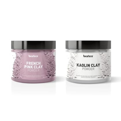 French Pink Clay Kaolin Clay Powder Combo (100gm)