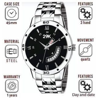 29K-9005 New Stylist  Attractive Black Dial  Next Generation Partywear/Formal/Casual Boy Smart Analog Watch - Men