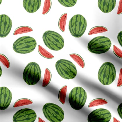 Melons Print Fabric-Cotton