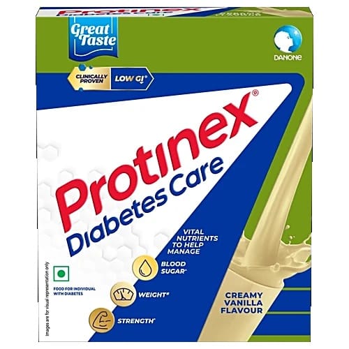 Protinex Diabetes Care - High In Fibre & Protein, Creamy Vanilla Flavour, 200 g