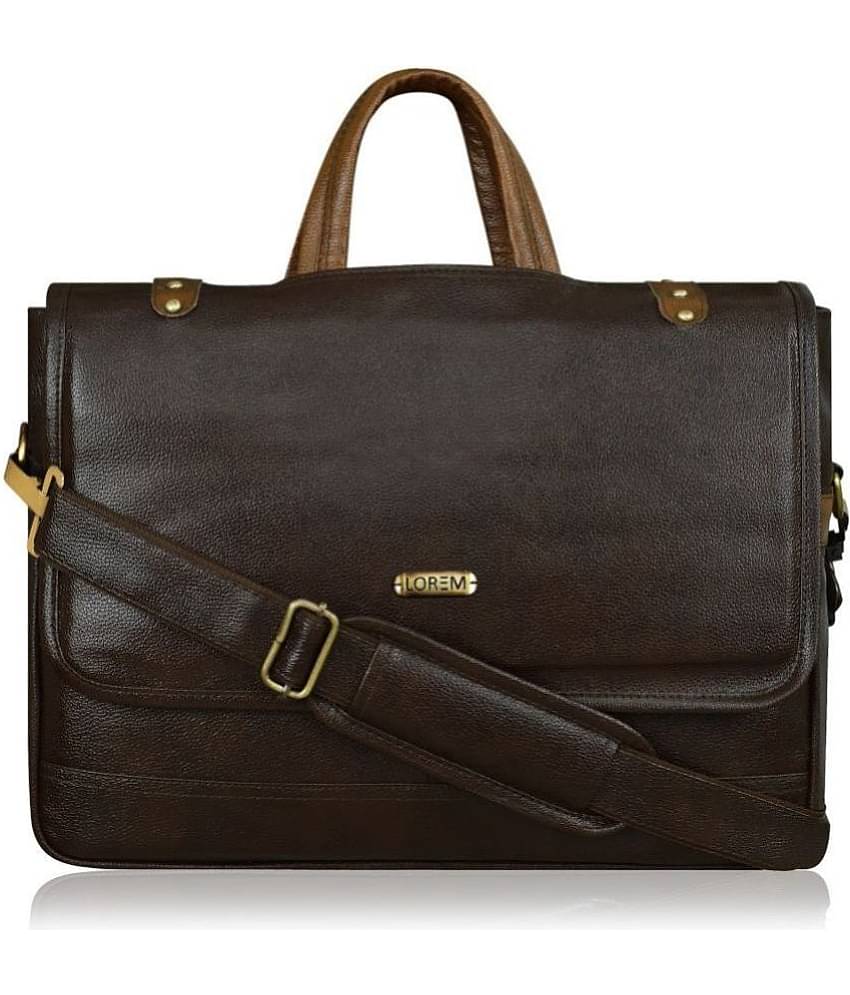 Lorem - Brown Solid Messenger Bag