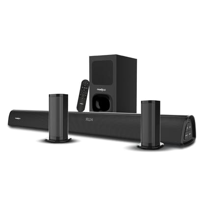 FRONTECH EchoMax-266 290W 5.1 Channel Sound Bar with Subwoofer | Home Theatre System for TV | Bluetooth, HDMI, AUX, USB | Wall Mountable | Deep Bass | Ideal for Movies, Music, Gaming (SW-0266)