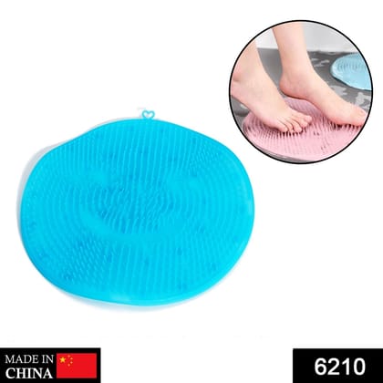Shower Foot Scrubber Brush with Suction, Acupressure Foot Mat