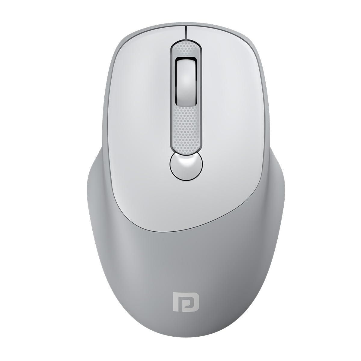 Portronics Toad 7 Wireless Mouse, Bluetooth 5.3V & 2.4 GHz Wireless (White)