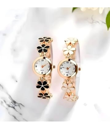 Cosmic White Dial Analog Girls Watch ( Pack Of 2 )