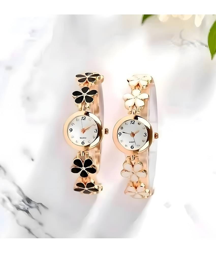 Cosmic White Dial Analog Girls Watch ( Pack Of 2 )