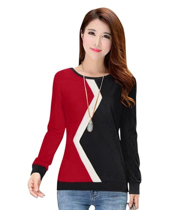 Women's Western Wear Hosiery T Shirts XL (Red)