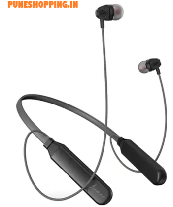 Landmark BH165 Bluetooth Neckband ,Type-C fast charging, 20 hours playback time, Bluetooth (Black, In the Ear)Reliable wireless earphones for everyday use