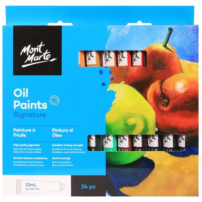 Mont Marte Oil Colour Paint Sets (Choose Size)-24*12 ML
