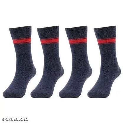 kendriya vidyalaya(KV) School Lycra Cotton Socks - Pack of 2 (13+ Year)