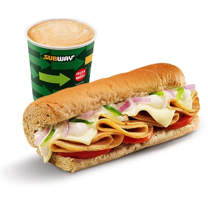 Chicken N' Cheese Sandwich (15cm) + Coffee