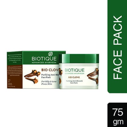 Biotique Bio Clove Purifying Anti- Blemish Face Pack (75gm)-75gm