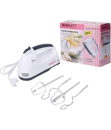 HINGOL White Hand Mixer 180 Hand Blender Electric Whisker HINGOL White Hand Mixer 180 Hand Blender Electric Whisker