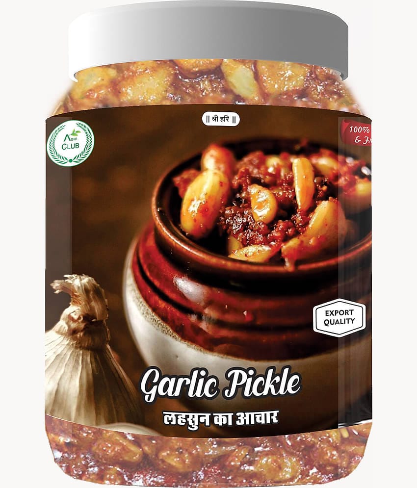 AGRI CLUB Garlic (Lehsun) Vegetable Pickle 750 g