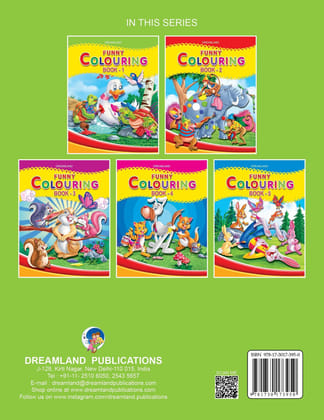 Funny Colouring Part - 1 [Paperback] Dreamland Publications