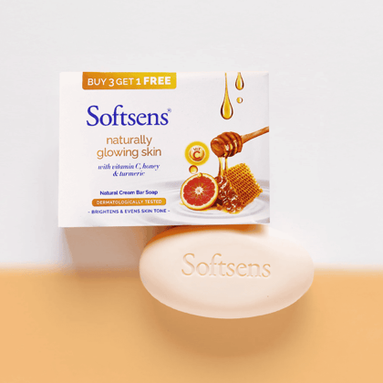 Naturally Glowing Skin Cream Bar Soap (100g x 4 Multipack) Naturally Glowing Skin Cream Bar Soap (100g x 4 Multipack) - Pack of 1