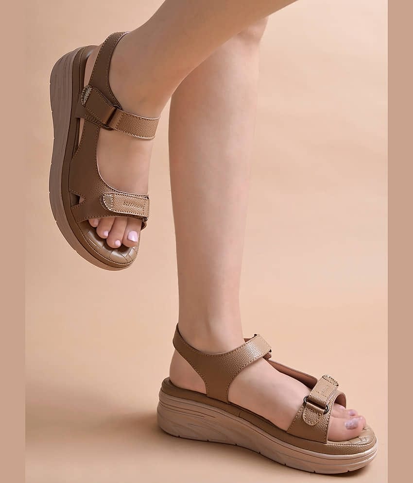 Stylestry Tan Women's Sandal Heels