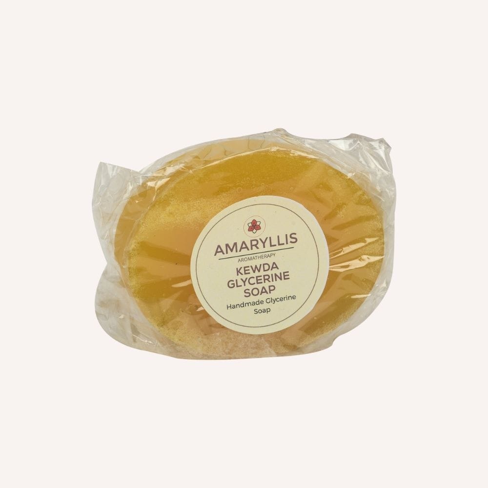 Amaryllis Kewada Glycerine Soap (100g) | Exotic Screw Pine Fragrance | Moisturizing & Refreshing Bar