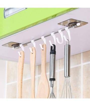 GEEO White Steel Storage Racks ( Pack of 1 )