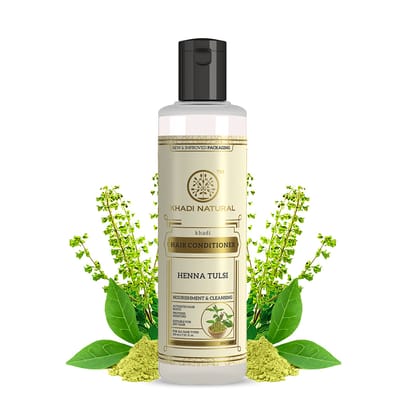Khadi Natural Henna Tulsi Hair Conditioner - 210ml Khadi Natural Henna Tulsi Hair Conditioner - 210ml