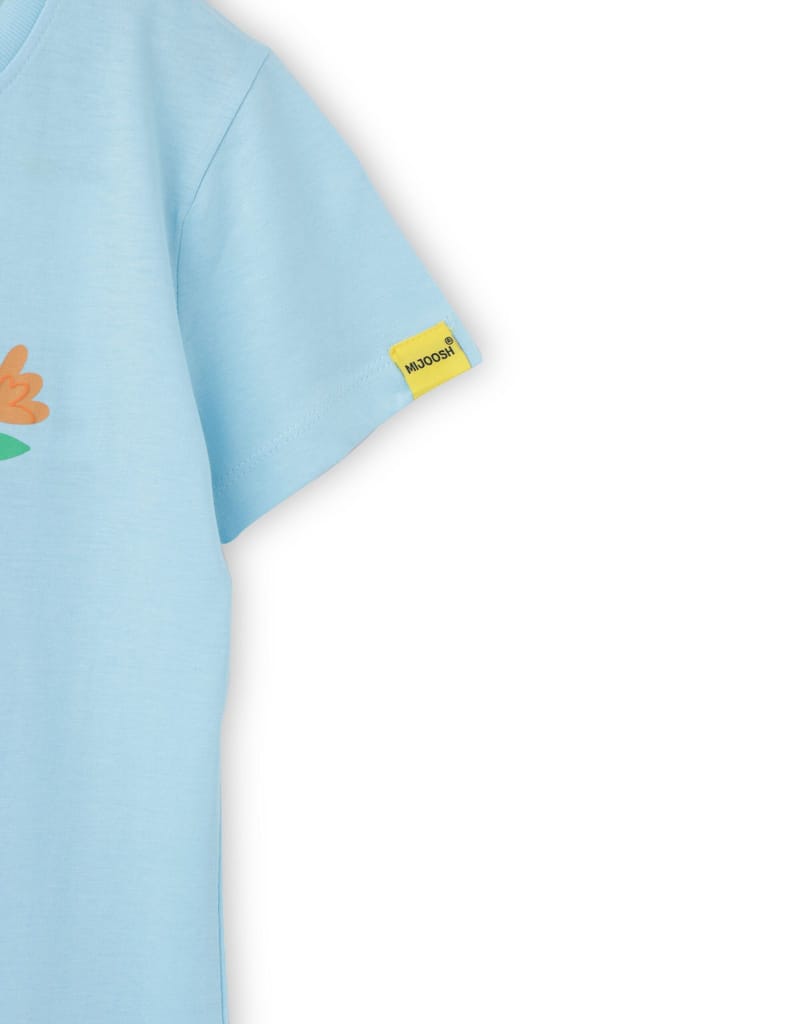 Affordable Kids Girls T shirt Cotton Atomizer Blue Cute Crazy 2025 at ShopCircuit | ONDC