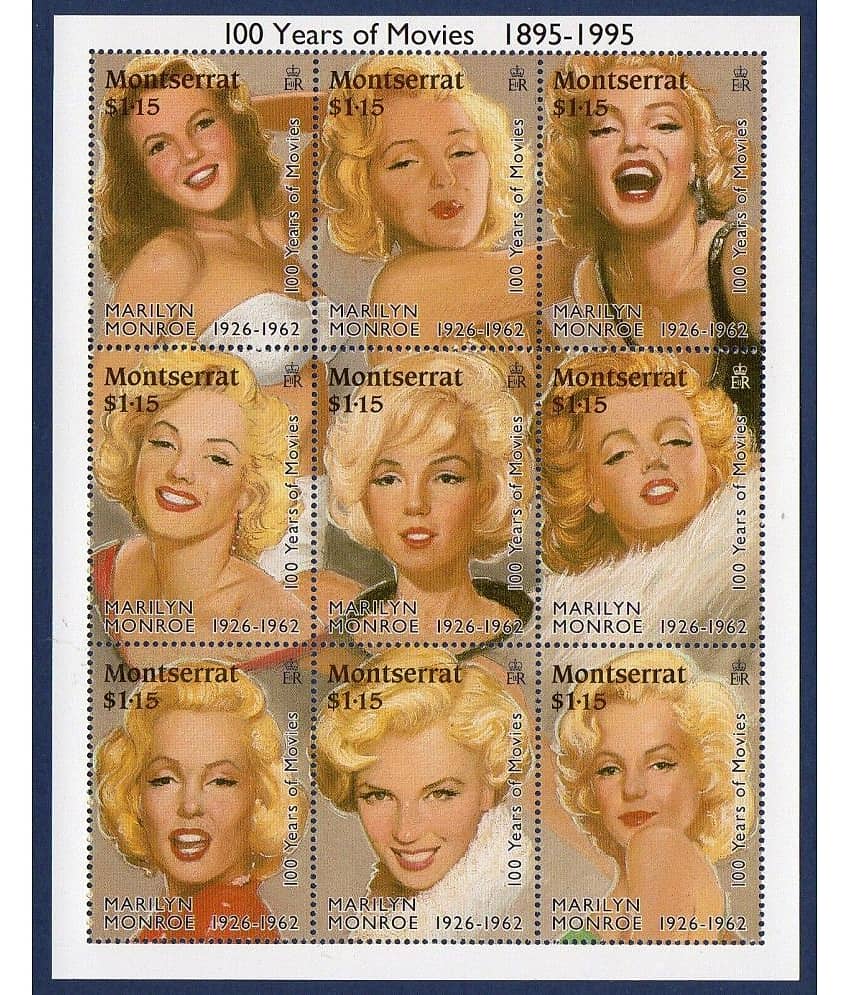 Hop n Shop - Rare Marilyn Monroe Miniature Sheet MNH 1 Stamps