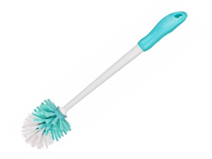 Premium Round Head Toilet Brush with Ergonomic Handle for Effortless Cleaning and Hygiene