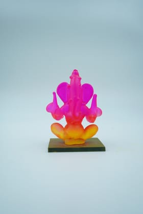 Handcrafted Glass Ganesh Idol Showpiece Handcrafted Glass Ganesh Idol Showpiece