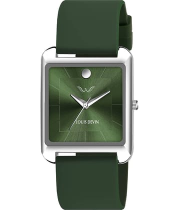 LOUIS DEVIN - Green Silicon Analog Men's Watch