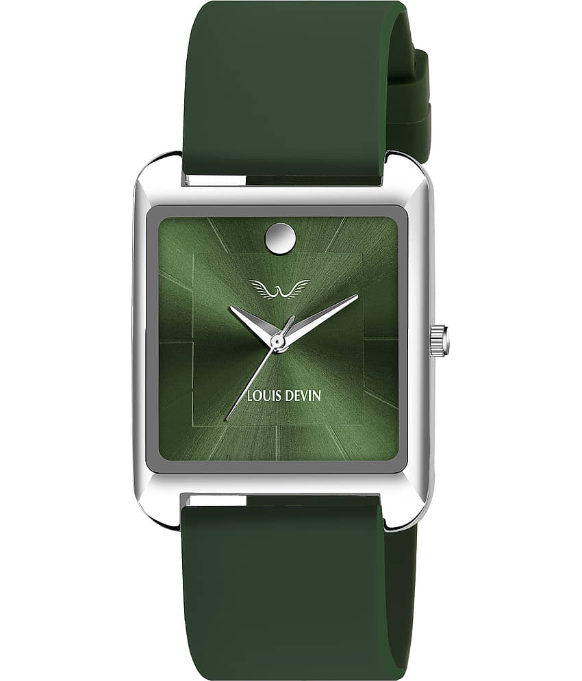 LOUIS DEVIN - Green Silicon Analog Men's Watch