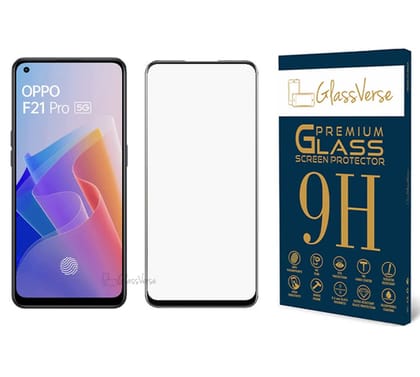 GlassVerse Anti-Shatter Tempered Glass For Oppo F21 Pro 5G Smartphone (Pack of 1) With Free Installation Kit Full Screen Coverage If Received Damaged-6.43 Inch GlassVerse Anti-Shatter Tempered Glass For Oppo F21 Pro 5G Smartphone (Pack of 1) With Free In