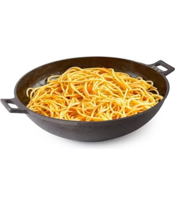 The Indus Valley Cast Iron Deep Kadhai 3.36 mm ( 3.2 ) L