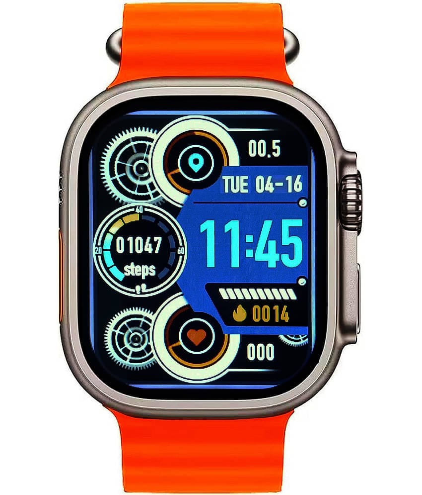 Vertical9 Android/iOS Bluetooth Calling Multicolor Smart Watch