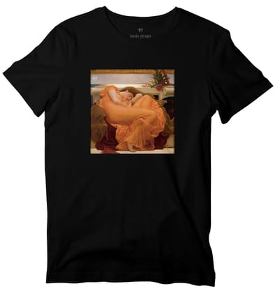 Flaming June Art T-shirt-36 - XS / Black
