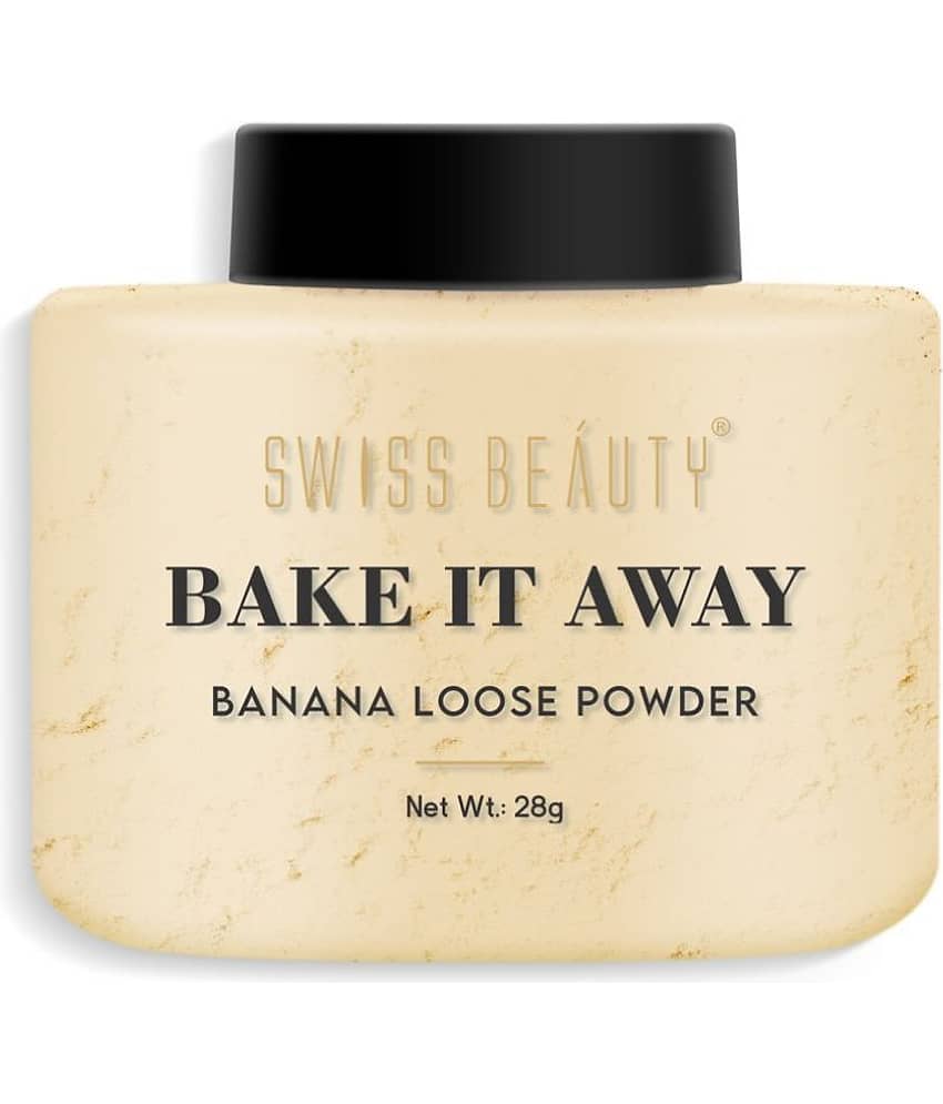 Swiss Beauty Bake It Away Banana Loose Powder - (28g)