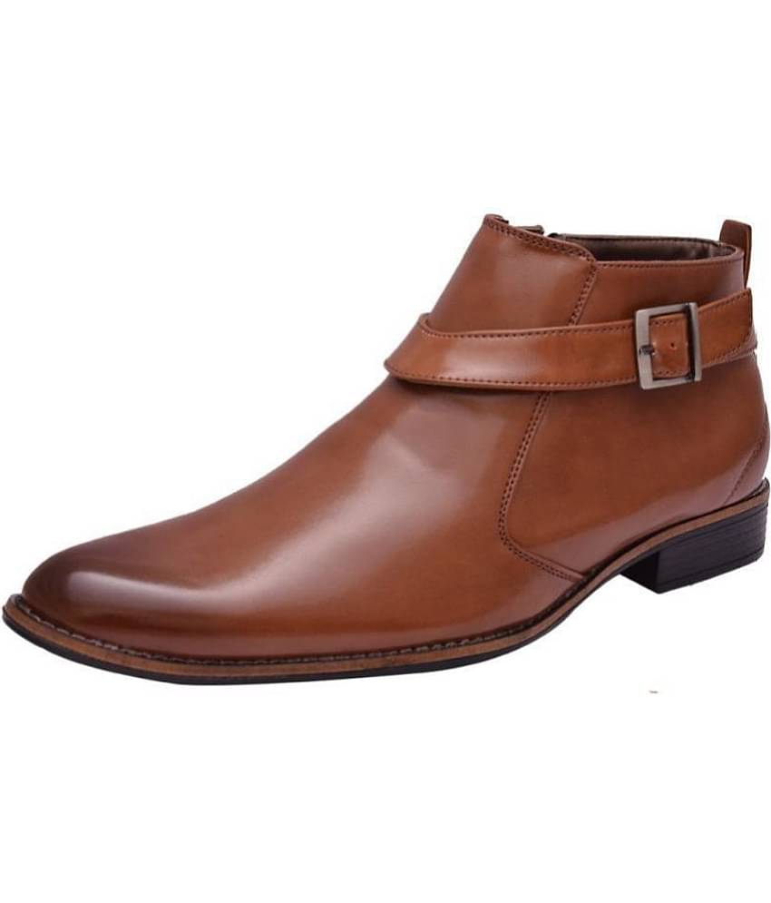 Sir Corbett Tan Formal Boot