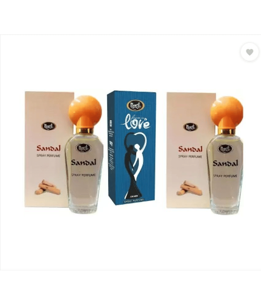 Monet - 2 SANDAL 30 ML EACH & 1 LOVE FORFVER PERFUME 30 ML Eau De Parfum (EDP) For Men,Women 90 ( Pack of 3 )
