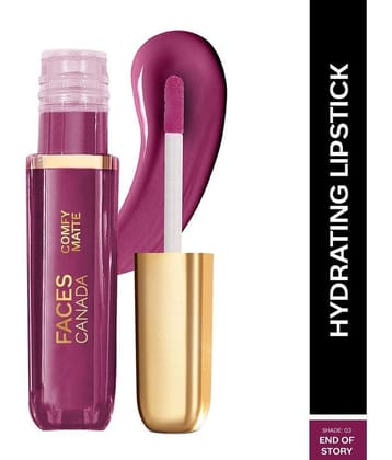 FACES CANADA Comfy Matte Liquid Lipstick - End Of Story 03, 3 ml
