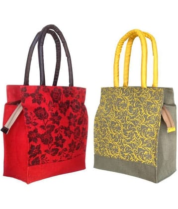 Foonty - Multicolor Jute Lunch Bag