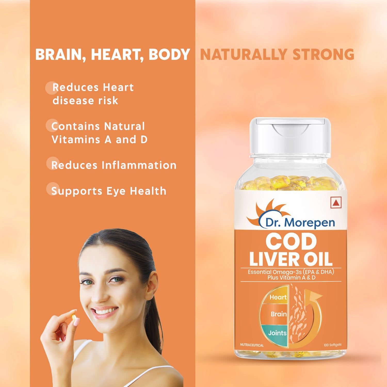 Cod Liver Oil (100 Softgels)