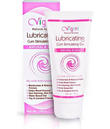Vigini Vag-inal Lubrication, Massage Lubricating Gel Personal Lubricant Gel Free 100 g