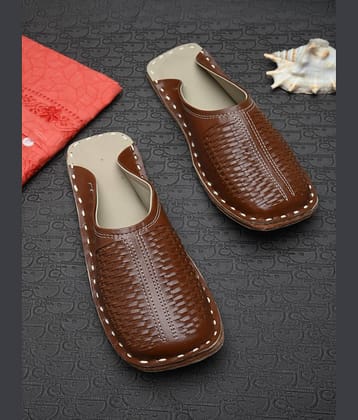 Apratim Brown Men's Mule