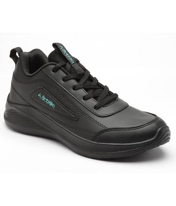 Action - Sports Running Shoes Black Men's Sports Running Shoes