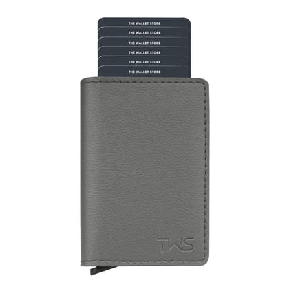 The Wallet Store Vivid Vault RFID Protected Metal Cardholder - Grey