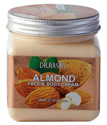 DR.RASHEL Almond Cream For Face & Body (380 ml) Moisturizer 380 ml