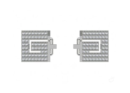 Initial 'G' Shaped Cufflinks for Men