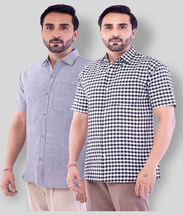 DESHBANDHU DBK - Multicolor Cotton Regular Fit Men's Casual Shirt (Pack of 2 )