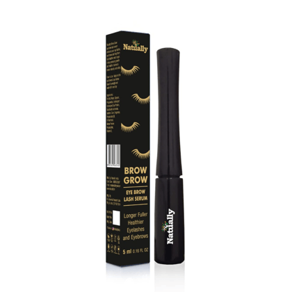 Natually Eyebrow Lash Serum For Longer And Healthier Eyelashes And Eyebrows - 5ml-Natually Eyebrow Lash Serum For Longer And Healthier Eyelashes And Eyebrows - 5ml