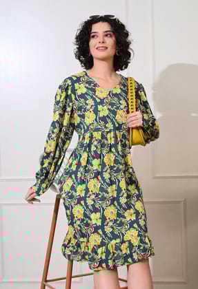 Dandelian Shift Dress-S