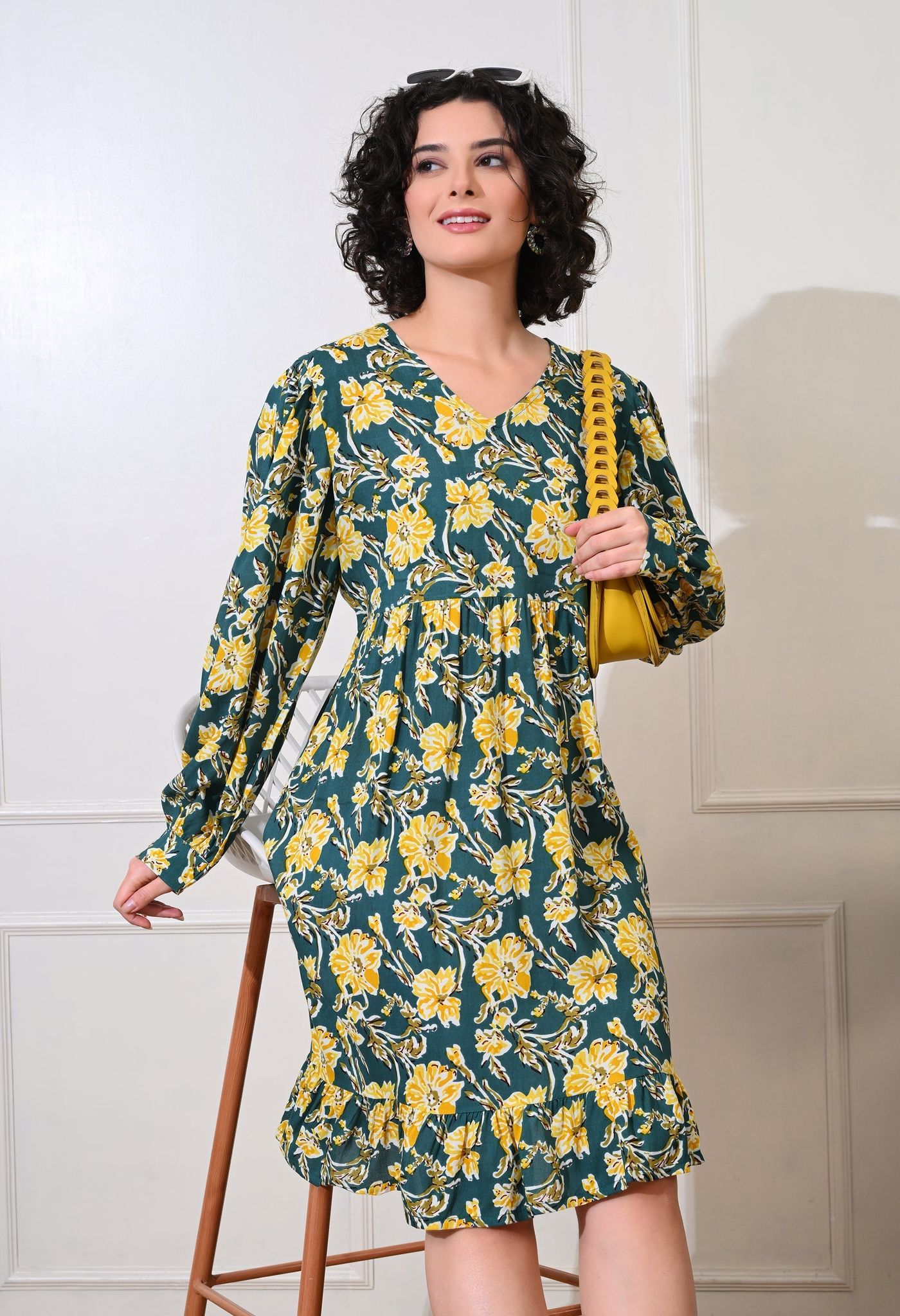Dandelian Shift Dress-S